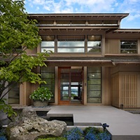 Influência japonesa em uma casa moderna